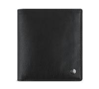 bugatti Black Magic Billetera Completamente de Cuero, Monedero con protección RFID, Negro