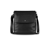 bugatti Black Magic Bolsa de hombro Piel natural 22 cm negro