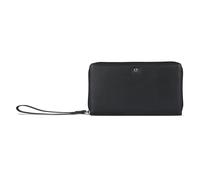 bugatti Black Magic Cartera Larga de Mujer en Cuero, Monedero con Protección RFID, Negro