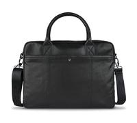 bugatti Black Magic Maletín para hombre en cuero, bolso business para oficina y trabajo en negro