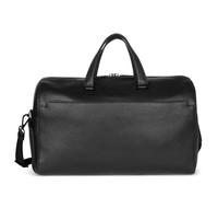 bugatti Black maletín de Cuero, Bolso Business Elegante 15" para Trabajo y Uso Diario, Negro