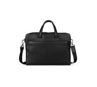 bugatti Black Maletín Piel natural 39 cm Compartimento para el portátil negro
