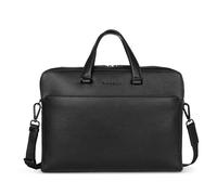 bugatti Black mochila de cuero, backpack business 15" para ocio, viajes o trabajo, negro