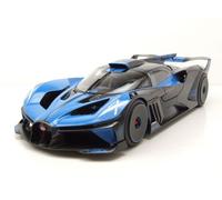 Bugatti Bólido 2020 Azul Coche a Escala 1:18 Bburago