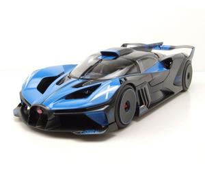Bugatti Bólido 2020 Azul Coche a Escala 1:18 Bburago