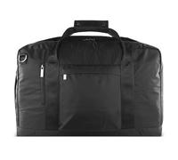 bugatti Elia Bolsa de Viaje para Hombre en Nylon, Weekender Plegable con Compartimento para portátil de Aprox. 17", Negro