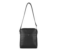 bugatti Black Magic Bolsa de hombro Piel natural 22 cm negro