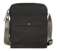 bugatti Legere Bolso bandolera para hombre, bolso cruzado ligero de poliéster ripstop, negro