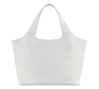 bugatti Elsa Bolso Systembag M de piel de vacuno, bolso de señora con 3 bolsillos adicionales, incluido compartimento para portátil (13"), blanco