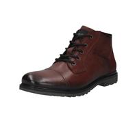 bugatti Botas clásicas para hombre, botas de hombre forro frío, Rojo oscuro 3100, 45 EU Ancho