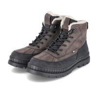 bugatti Botas de hombre con forro caliente-321-AGA54, marrón/negro, 45, marrón y negro, 45 EU