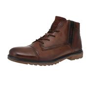 Bugatti Botas para hombre Vittore con cordones 321-A0U3L marrón oscuro forro frío 46 EU ancho