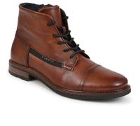bugatti Botines de hombre con cordones Chelsea Botas Marrón, 315-95739-4000, coñac, 46 EU