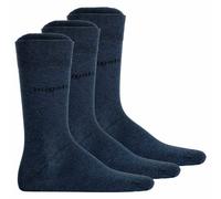 Bugatti Calcetines de Hombre, 3er Paquete - Calcetines Suave Algodón Uni Básico