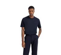 bugatti Camiseta básica de Manga Corta para Hombre, Cuello Redondo, Corte Moderno, 390-azul Marino, L