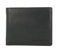 bugatti Cartera Primo de cuero RFID 12 cm negro