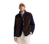 bugatti Chaleco para hombre 179100-11090 de pana con rombos, transición regular, 90-marrón, 54