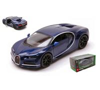 Bugatti Chiron Azul 1:32 Modelo 43060 BBURAGO