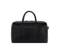 bugatti Clark Lujosa Bolsa de Viaje de Cuero Negro, Elegante y práctica