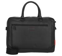 bugatti Clark Maletín Piel natural 40 cm negro