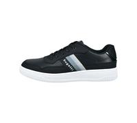 bugatti Cleaner Capsole Sneaker mit Logo An Der Seite, Zapatillas Hombre, Negro, 40 EU