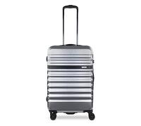 bugatti Corium Maleta rígida 68x44,5x25 cm - 55L, 4 Ruedas, TSA, Plata