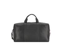 bugatti Corso DeLuxe Bolsa de viaje fin de semana Piel natural 52 cm negro