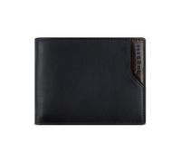 bugatti Corso DeLuxe Cartera Bloqueo RFID Piel natural 12.5 cm negro