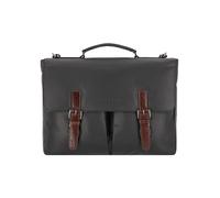 bugatti Corso DeLuxe Maletín Piel natural 39 cm Compartimento para el portátil negro