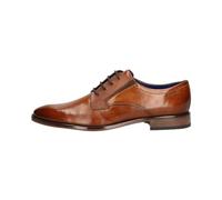 bugatti Derby-schnürschuh mit Geprägten Elementen, Cordones Hombre, coñac, 44 EU Ancho