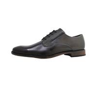 bugatti Derby-schnürschuh mit Geprägten Elementen, Cordones Hombre, marrón Oscuro, 42 EU Ancho