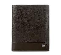bugatti Due Cartera de Hombre en Piel con protección RFID Cartera con Solapa marrón