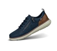 bugatti Ein Klassischer Sneaker mit Einer Leichten Sohle und Zipper, Zapatillas Hombre, Azul Oscuro, 40 EU