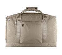 bugatti Elia Bolsa de Viaje para Hombre en Nylon, Weekender Plegable con Compartimento para portátil de Aprox. 17", Taupe