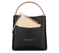 bugatti Ella bolso bandolera con monedero adicional - bolso pequeño de imitación de piel, negro