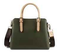 bugatti Ella Bolso de mano para mujer, bolso tipo bowling mediano de piel sintética, oliva