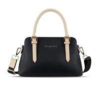 bugatti Ella Bolso de Mano Pequeño, Bolso Bowling Mujer Bandolera - Negro