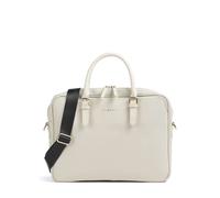 bugatti Ella maletín de negocios 15", maletín de piel sintética estilo Saffiano con compartimento para portátil, beige