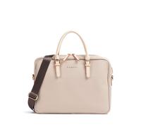 bugatti Ella maletín de negocios 15", maletín de piel sintética con compartimento para portátil, beige