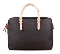 bugatti Ella maletín de negocios 15", maletín de piel sintética con compartimento para portátil, marrón