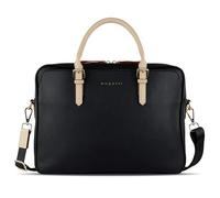 bugatti Ella maletín de negocios 15", maletín de piel sintética con compartimento para portátil, negro