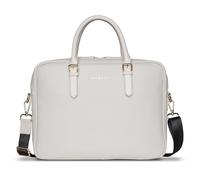 bugatti Ella maletín de negocios 15", maletín de piel sintética estilo Saffiano con compartimento para portátil, beige