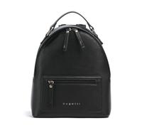 bugatti Ella mochila pequeña para mujer, mochila de día moderna estilo Saffiano de piel sintética, negra