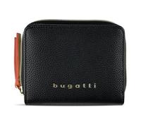 Bugatti Ella Monedero pequeño para Mujer, Billetera de Piel sintética, Cartera para Mujer, Negro