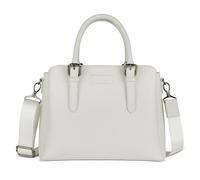 bugatti Elsa Bolso de mano para mujer de cuero, bolso de asa con correa adicional, blanco
