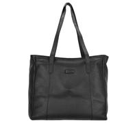 bugatti Elsa Bolsa de compras Piel natural 42 cm negro