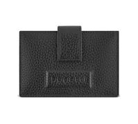 bugatti Elsa Tarjetero de Piel de Vacuno, Tarjetero para Abanico en Negro