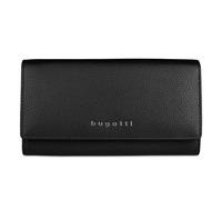 bugatti Emilia Cartera Bloqueo RFID Piel natural 18.5 cm negro
