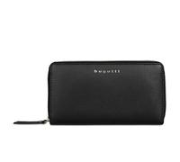 bugatti Emilia Cartera de Mujer de Piel con protección RFID, Cartera Larga para Mujer, Negro