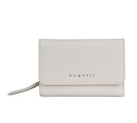 bugatti Emilia Cartera de Mujer de Piel con Solapa, protección RFID, Crema